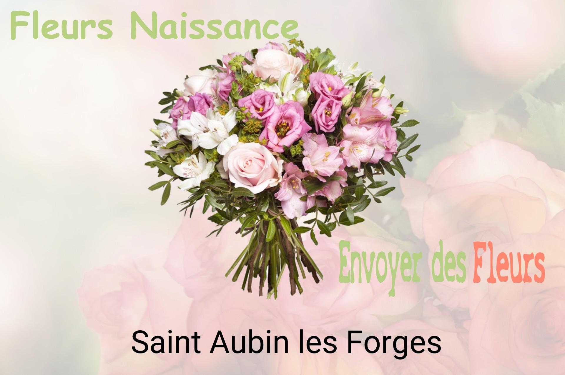 Bouquet de fleurs de naissance livré à Saint-Aubin-les-Forges